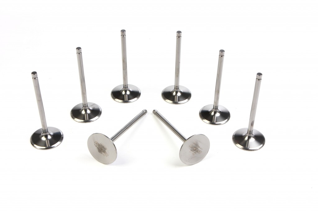 Titanium intake valves